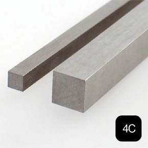 10,0x10,0x100mm in K-40UF  VHM-Quadratstab geschliffen h7